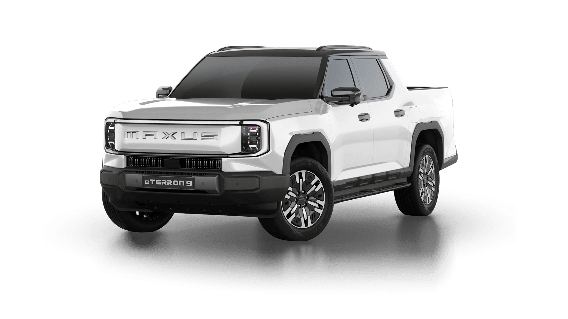 Maxus eTerron9 side pearl lustre white