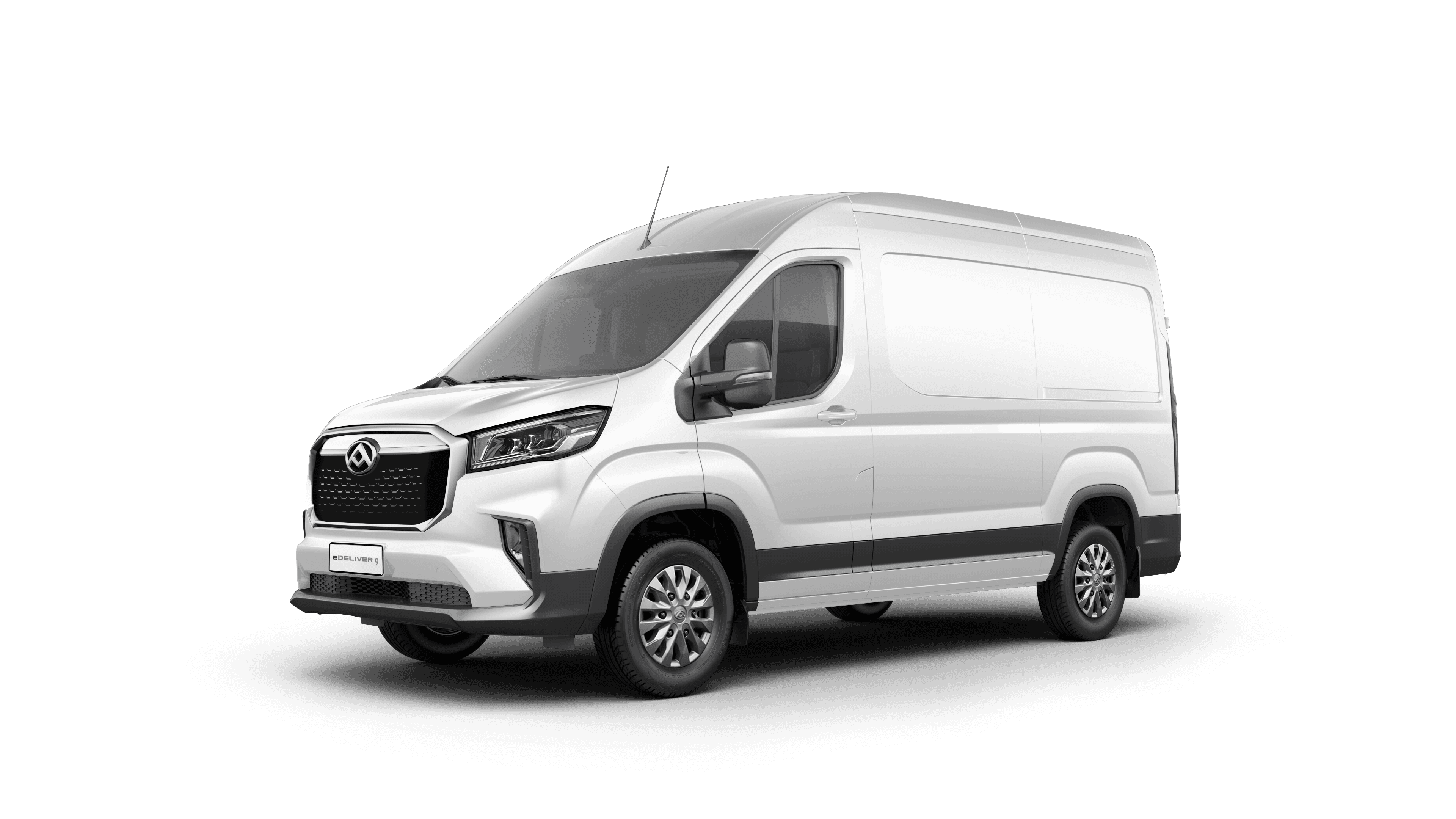 Maxus eDeliver9 PV Wit schuin vooraanzicht