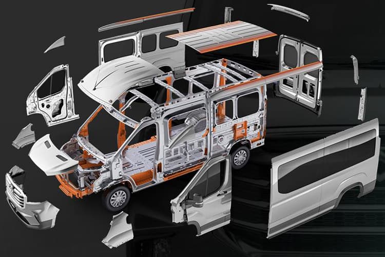 Maxus eDeliver9 kooibouw